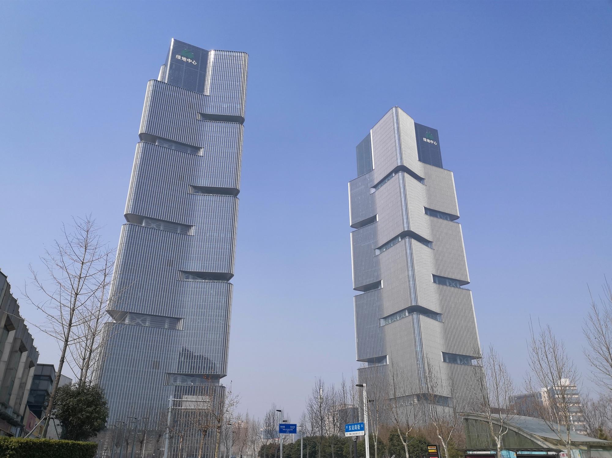 被誉为"城市之门,河南285米最稀有的双塔地标建筑